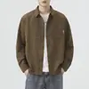 Camisa de moda de alta costura para hombre, nueva para primavera y otoño 2026, corte holgado, talla grande, chaqueta ligera, camisa simple de manga corta