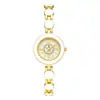 Reloj de cuarzo de lujo de alta calidad para mujer, reloj de pulsera redondo moderno y a la moda, adecuado como accesorio o regalo