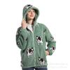 Sudadera Cardigan Gruesa Cálida de Invierno Suave Forro Polar Algodón para Primavera y Otoño Venta al por Mayor con Capucha y Cremallera para Hombre y Mujer
