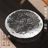 La tetera de vidrio de estilo japonés es un juego de té simple, plato de burbuja seco, olla pequeña con cubierta de mesa de té de vidrio, tazón, soporte para té, bandeja de olla de arcilla púrpura
