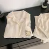 Conjunto de Pijama de Algodón Nube para Niños, Primavera y Otoño, Niñas, Dulce, Dibujos Animados, Ropa de Casa para Niños Mayores