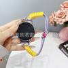 Para 20mm22mm Samsung watch4/5/5pro/6 banda de reloj de moda con cordón a juego de colores de cuerda de paracaídas con nudo retorcido