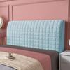 Funda de Cabecera 2024 Nueva Bolsa Suave Engrosada Seda de Hielo Fresca Látex Cama de Madera Cubierta Trasera de Cama Universal