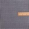 Tecido Jacquard Tricotado de Poliéster Stretch Tingido em Fio Estampa Espinha de Peixe Preto e Branco Estampa Espiga de Trigo Tecido Feminino Estampa Espinha de Peixe Atacado