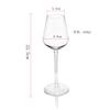 Copa de vino tinto de cristal sin plomo de alta calidad para el hogar, copa de vino 350 ml de pequeña capacidad, copa de vino tinto para mujer