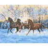 Dropshipping Transfronterizo Pintura al Óleo Digital al por Mayor Pinturas sin Marco 40X50 Amazon Wish Fábrica de Pintura Vestíbulo Ozon Caballo