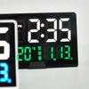 Reloj Digital LED de Marco Estrecho Casual Despertador de Mesita de Noche Fotosensible Pantalla Grande Temperatura Semana Reloj Multifunción 6627