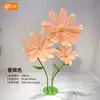 Flores artificiales de margarita, flores de arte en papel, decoraciones para escaparates de floristería de crisantemos, flores artificiales, accesorios y adornos para decoración de bodas