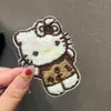 Estampado de Leopardo Retro Piel Negra KT Pegatina para Flequillo sin Costuras Herramienta para Controlar el Pelo Rebelde Lateral de Mujer Pegatina Mágica Pegatina Versátil para el Cabello Accesorio para el Cabello
