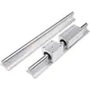 Eixo Linear Óptico de Alumínio SBR Trilho Guia Deslizante Rolamento SBR 10 12 16 20 25 30 35 40 50 UU