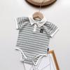 Oferta Especial Rebaja Ropa de Verano Coreana Unisex para Bebé Pelele para Recién Nacido Mono para Bebé de Manga Corta Ropa para Exteriores