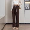 Pantalones casuales de talla grande para mujer, de primavera y verano, con medias elásticas altas y delgadas, con capas de aire, holgados y cómodos, para uso exterior, con sensación de desnudez.