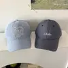 Gorra de Béisbol Suave con Bordado de Letras con Patrón Estilo Ins, Moda Primavera y Verano para Mujer, Gorra de Moda Estilo Coreano para Hombres y Mujeres, Versátil