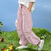 Pantalones de Moda para Niñas 2026 Nueva Ropa de Verano para Niños Pantalones Rectos para Niños Pantalones Cargo Holgados Pantalones Anchos para Niños Anti-Mosquitos