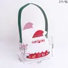 Bolsa de Regalo de Fieltro Navideño Bolsa de Manzana para Nochebuena Caja de Empaque de Regalo de Dulces Navideños de Mano Caja de Regalo de Manzana de la Paz