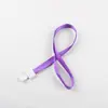 Em Estoque 1,5cm Cordão com Fivela Integrada para Crachá de Funcionário/Estudante, Porta-Cartão de Ônibus, Clipe de Plástico para Cartão, Alça de Suspensão Resistente ao Desgaste