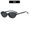 Estilo Calle Hot Girl Y2K Personalidad Gato Ojo Tachonado Retro Gafas de Sol Moda Europea y Americana Protección Solar Exterior para Mujer Gafas de Sol Transfronterizas