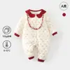 Ropa de Algodón Acolchada de Otoño e Invierno para Bebés Tipo Algodón Acolchado Monos Gruesos de Algodón Puro para Bebés Recién Nacidos Niños y Niñas para Salir y Gatear