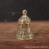 Colgante de Campana de Latón Cobre Puro Mantra Escritural Campana de Seis Caracteres Accesorio Llavero de Coche Antiguo Campana