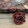 Suministros del Fabricante Cabezas de Flores de Espuma de Polietileno Teñidas, Rosas de Gradiente de Alta Simulación, Arco para el Día de San Valentín, Materiales Florales para Sostener en la Mano
