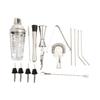 Traje de barman de acero inoxidable transfronterizo coctelera Boston coctelera vaso de bar discoteca herramientas y equipo de barman
