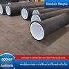 Tubo Revestido de PTFE de Aço Carbono Hengtai Tubulação Revestida de Plástico Tubulação de Revestimento Interno Polietileno Politetrafluoretileno Tubo Compósito Aço-Plástico