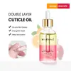Óleo Nutritivo de Camada Dupla Transfronteiriço Aroma de Flor de Fruta Anti-Cutícula Rachada Pele Morta Hidratante Cuidado da Pele e Unhas Óleo para Cutícula de Duas Cores