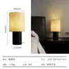 Luminária de Mesa Simples Esculpida em Madeira Maciça, Luminária de Cabeceira para Quarto, Mesa de Estudo, Leitura, Decoração para Casa, Estilo Wabi-Sabi
