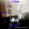 Taza Recta Desechable de 230ml Plástico Duro Taza de Aviación se puede usar para logo engrosamiento PS Taza Dura de Agua Impresión