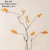 Estilo Wabi-Sabi Hojas de Arce de Otoño Ramas de Espuma Fabricante Flores Artificiales Plantas Verdes Venta al por Mayor Decoración de Bodas Manualidades Flores Artificiales
