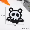 Pegatinas de Tela con Temática de Halloween Accesorios para el Cabello No Tejidos DIY para Niños Accesorios de Tocados Festivos Hechos a Mano de Fantasma Calabaza