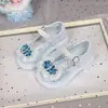 Sapatos Femininos Sapatos de Princesa 2026 Nova Primavera Mary Jane Sapatos de Couro Infantis com Saias Sola Macia Moda Bebê Menina