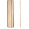 Palos Redondos Personalizados, Palos de Madera Maciza, Palos Redondos, Palos de Madera Semi-Terminados, Tiras de Madera de Haya, Líneas de Madera Maciza, Accesorios de Madera para Palos de Múltiples Especificaciones para Bricolaje
