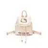 Mini Mochila de Viaje Lunares Encaje Mochila con Cordón para Niñas Dibujos Animados Lindo Gatito Bebé Solapa Bolso Escolar