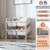 Estante de Armazenamento de Brinquedos Infantil Multicamadas Estante de Armazenamento Grande Capacidade Móvel Armário de Armazenamento de Chão Carrinho de Armazenamento para Bebê Estante