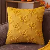 Nueva Funda de Almohada Bordada de Calabaza para Halloween, Decoración de Acción de Gracias Nueva Funda de Cojín para Sofá