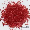 Relleno de Plata Rojo M37 Fila Juego Completo de Cuentas de Arroz, Cuentas Tubulares, Cuentas de Esquina, Cuentas Sueltas, Joyería Hecha a Mano para Bricolaje, Accesorios para Ropa Cosidos a Mano