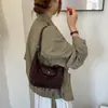Bolsa de Hombro Casual Simple Estilo Coreano Bolsa Dumpling para Mujer 2026 Nuevo Otoño Temperamento Elegante para el Trabajo Individual Hombro Bolsa Dumpling