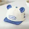 Gorro de Bebé de Dibujos Animados Lindo con Visera Suave Gorra de Pico para Niños Pequeños Primavera y Otoño Resistente al Viento Cálido Protector Solar Transpirable Gorra de Pico