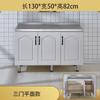 Gabinetes de Cocina Simples para Alquilar Gabinetes de Cocina de Acero Inoxidable Gabinete para Fregadero Gabinete para Estufa de Cocina Montaje Integrado Económico