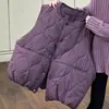 2026 Nuevo Chaleco Acolchado Acolchado de Diamante para Niñas con Capucha Conjunto de Suéter de Punto Ropa Exterior Gruesa Elegante de Otoño/Invierno para Niños