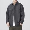 2025 Nueva Primavera y Otoño Estilo Japonés Retro Casual Chaqueta Camisa de Manga Larga para Hombre Camisa Suelta Combinable Top Tendencia