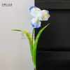Flor Artificial Iris PU Estilo Pintura al Óleo Francesa Material de Flor para Boda Decoración de Boda Muebles para el Hogar Flor Falsa Flor de Iris