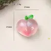 Accesorios de resina DIY de dibujos animados 12 tipos de frutas con purpurina para pasadores de pelo, fundas de teléfono, dijes para zapatos, llaveros, colgantes y accesorios