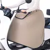Protetor de perna para saia de para-brisa de carro elétrico aquecedor de joelho de inverno forrado com fleece carro a bateria à prova d'água artefato de para-brisa fácil de usar