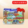 [Henan] Estilo Marea Nacional Palitos de Helado de Madera de Luoyang Grutas de Longmen Decoración de Atracción Magnética Hogar Regalo Cultural y Creativo Punto Escénico