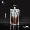 Bolsas Transparentes de Grado Alimenticio con Boquilla para Medicina, Bolsas para Medicina Herbal, Bolsas para Sopa de Ciruela Ácida, Bolsas para Bebidas, Bolsas con Boquilla para Jugos y Leche de Soya