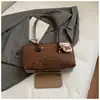 Bolso Retro de Gran Capacidad para el Trabajo 2025 Nueva Moda Estampado de Leopardo Bolso de Hombro para Mujer Bolso Tote Portátil de Gama Alta
