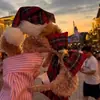 Faixa de Cabelo Fofa com Laço do Urso Duffy, Acessório de Cabelo para Foto em Parque de Diversões, Star Dream Melody Lina Belle