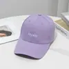 Gorra de Béisbol con Letra Moda Verano Nuevo Bordada Coreana Gorra de Béisbol Sombrero para el Sol para Deportes al Aire Libre Nuevo